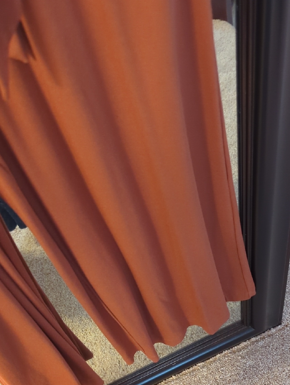 LOFT NWT Rust Sleeveless Wide Leg Jumpsuit with Waist Tie - Picture 2 of 6